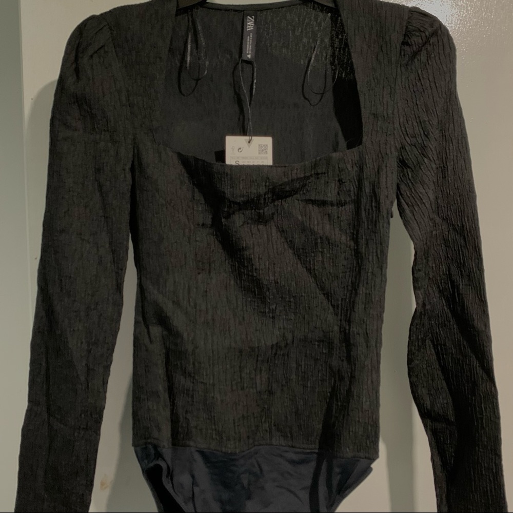 Zara black bodysuit